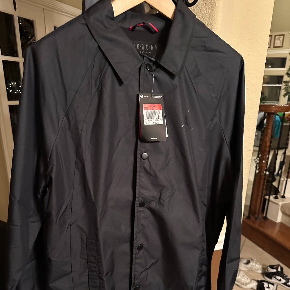Black Jordan Coaches Jacket ***NWT***